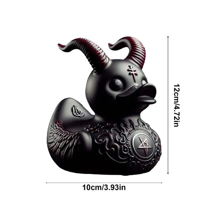 Death Rock Duck Statue Devil Duck Ornament mystery Devil Elements Dashboard Car Interior Decoration accessorio per auto