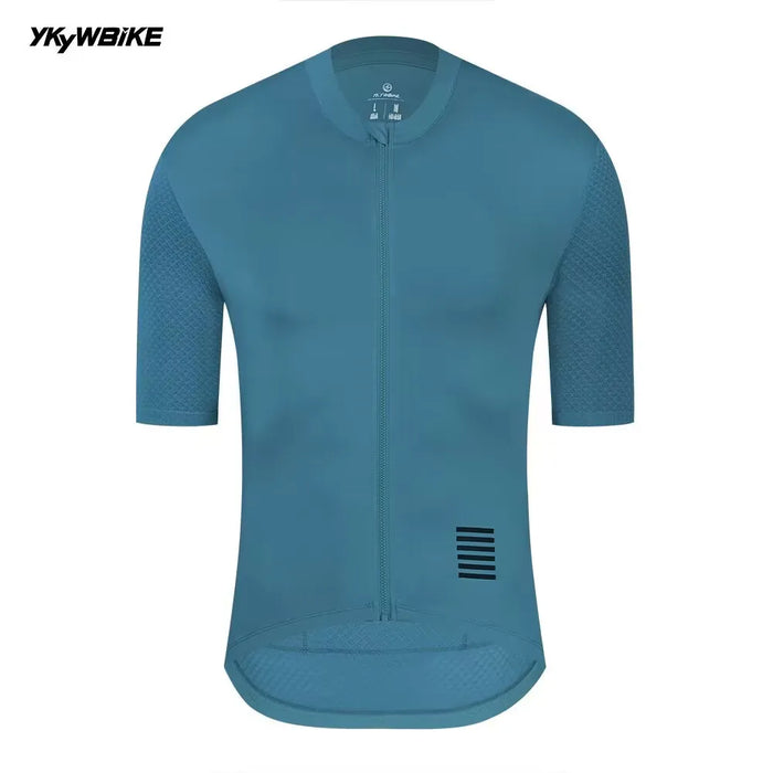 YKYWBIKE Maglia da ciclismo da uomo MTB Maglia estiva da bici Maglia da discesa Abbigliamento da bicicletta a maniche corte Pro Team di alta qualità