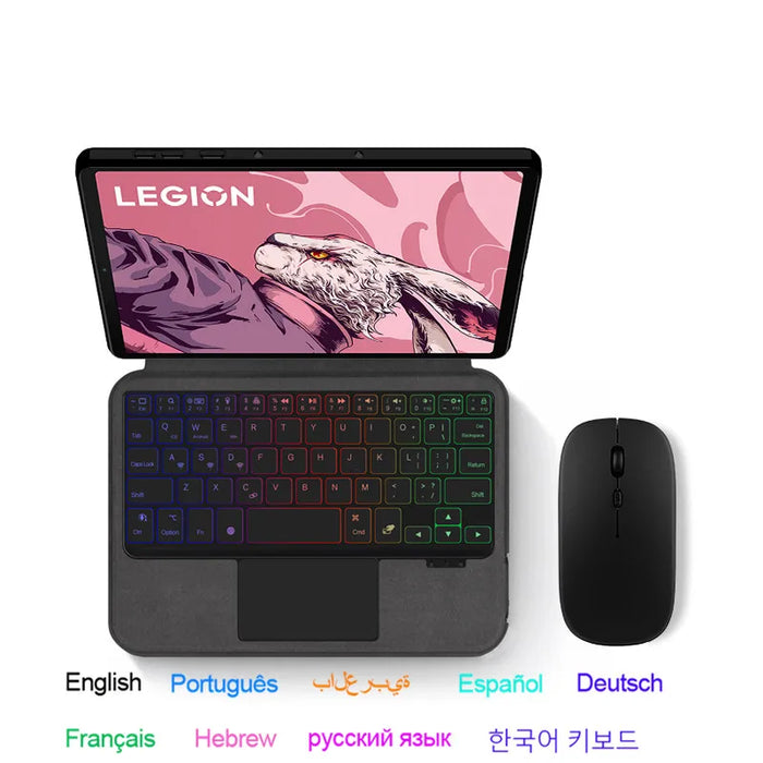 HUWEI Magic Keyboard per Lenovo Legion Y700 2023 8.8 "custodia TB-320F TB320FC Smart Cover retroilluminata per Legion Y700 2nd Gen 8.8" Case