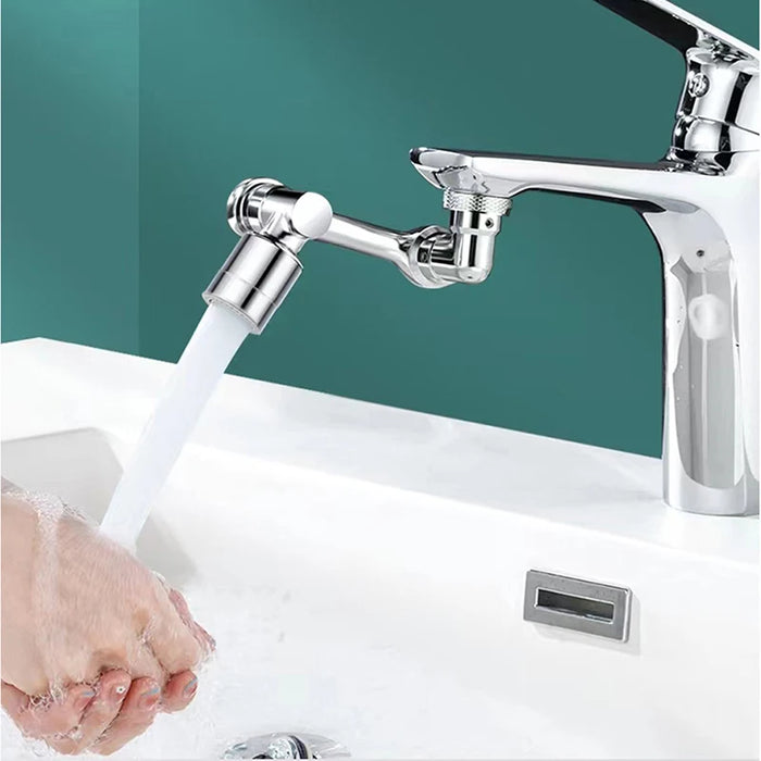 Giunto di prolunga del rubinetto del bagno della cucina ugello di spruzzo dell'abs adattatore dell'aeratore a 1080 gradi connettore universale del nastro dell'acqua regolabile