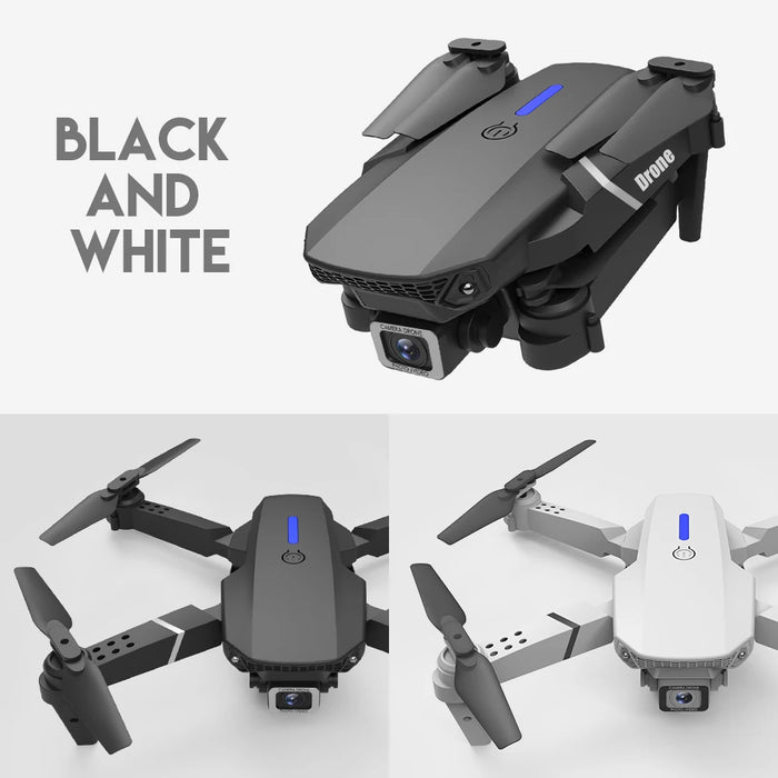 2024 E88Pro RC Drone 4K Professinal con 1080P grandangolare HD Camera pieghevole elicottero WIFI FPV altezza tenere giocattolo regalo