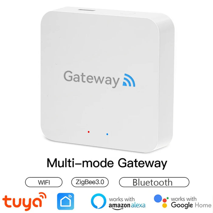 Tuya ZigBee Multi-mode Gateway Hub Smart Home WiFi Bridge Bluetooth Mesh Smart Life telecomando funziona con Alexa Google Alice