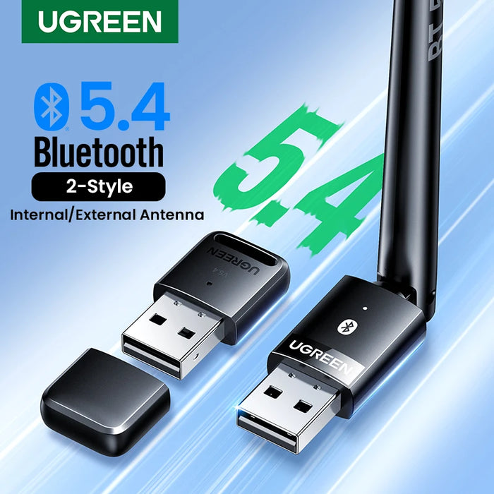 UGREEN USB Bluetooth 5.3 5.4 adattatore Dongle per altoparlante PC Mouse Wireless tastiera musica ricevitore Audio trasmettitore Bluetooth