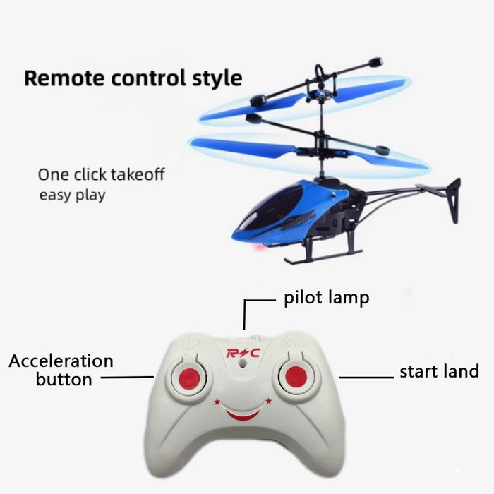 Mini RC Drone ricaricabile a distanza sicuro resistente alla caduta RC elicotteri Drone giocattoli per bambini