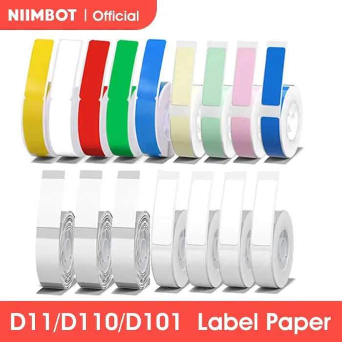 Niimbot D11 D110 D101 Mini stampante termica per etichette carta impermeabile Anti-olio stampa etichetta senza colla adesivo nastro antigraffio