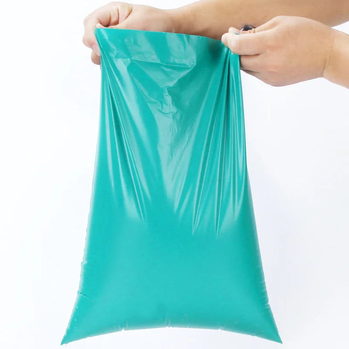 50 pz/pacco corriere di plastica sacchetto verde sacchetti di imballaggio espresso addensare abbigliamento sacchetti postali impermeabili busta autosigillante