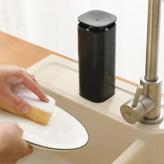 Dispenser di sapone per lavello da cucina Dispenser di sapone per piatti da appoggio bagno premendo le mani che lavano il contenitore per la conservazione del sapone