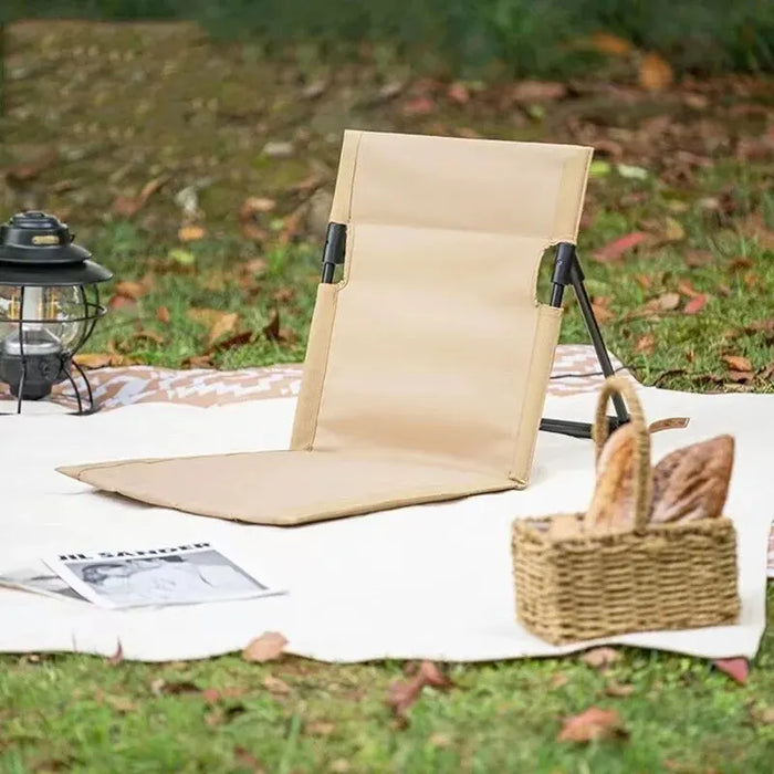 Sedia pieghevole leggera e confortevole da campeggio all'aperto sedia da spiaggia per il tempo libero del parco sedia portatile singola pigra sedia posteriore