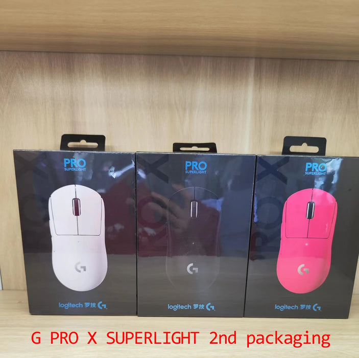 Logitech G PRO X Mouse da gioco Wireless SUPERLIGHT sensore HERO 25K ultraleggero 25600 DPI 5 pulsanti programmabili per PC/Mac