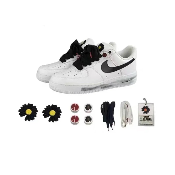 Nuovi 9 stili piccole margherite accessori per lacci delle scarpe colorate Daisy Metal Buckles donna uomo scarpe parti per AF 1 AJ1 Sneakers