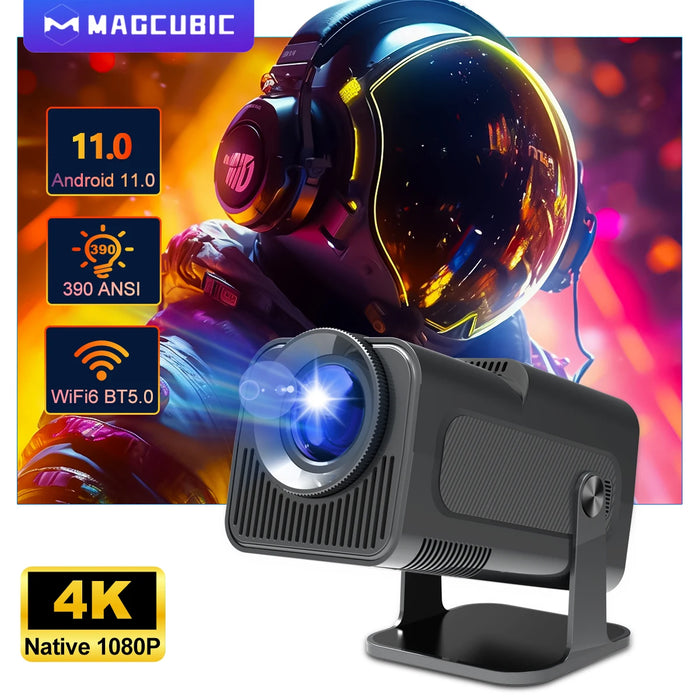 Magcubic 4K Android 11 proiettore nativo 1080P 390ANSI HY320 Dual Wifi6 BT5.0 1920*1080P Cinema proiettore portatile upgrated HY300