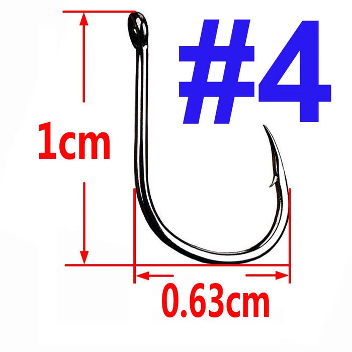 100/50/25 pz Iseama Carp Fishing Hook Offset Circle Hook Single Fly Fishing Jig Hook spinato sea Fishhook Tackle accessori