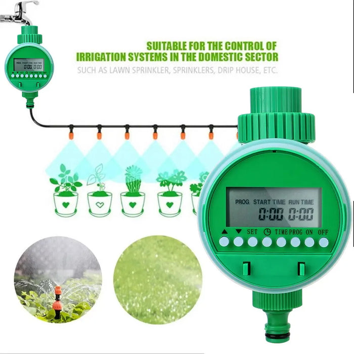 Display LCD Timer elettronico per l'irrigazione del giardino dispositivo di controllo dell'irrigazione della valvola di intelligenza del Controller di irrigazione automatico