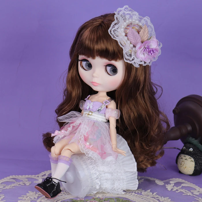 ICY DBS blythe Doll pelle bianca corpo articolato 1/6 BJD prezzo speciale regalo giocattolo OB24