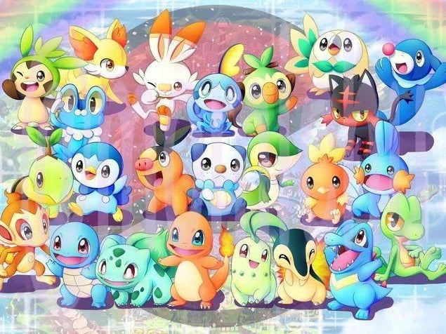 Pokemon 5D pittura diamante fai da te mosaico cartone animato giapponese anime arte kit punto croce ricamo strass regalo per bambini