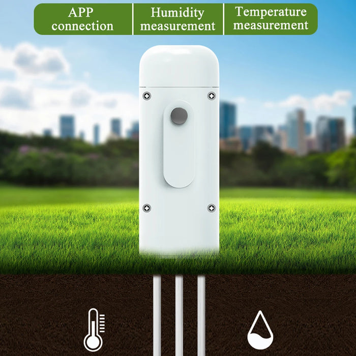 Tuya Smart Zigbee Tester del suolo misuratore di temperatura e umidità termoigrometro impermeabile rilevatore di irrigazione per l'automazione del giardino