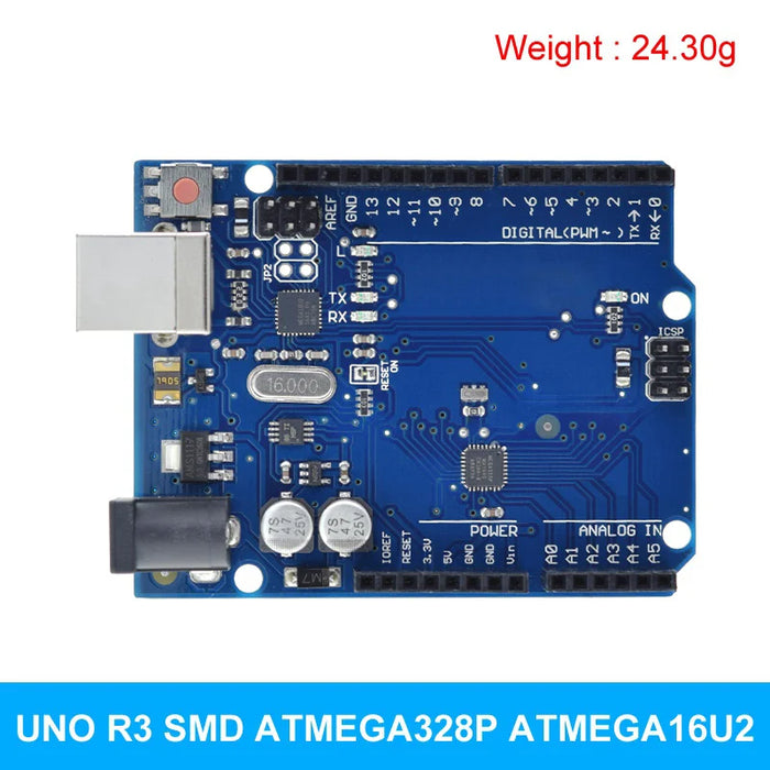 Intelligente Elettronica Scheda di Sviluppo ONU R3 MEGA328P ATMEGA16U2 Senza Cavo USB per arduino Diy Starter Kit