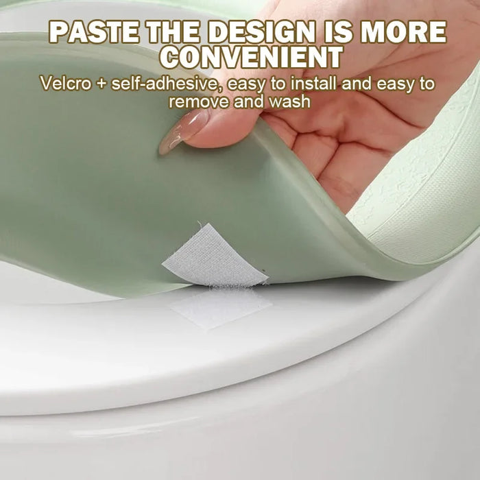 Coprisedile per wc lavabile adesivo impermeabile coperchio per wc in schiuma copri tazza per wc in Silicone portatile accessori per il bagno