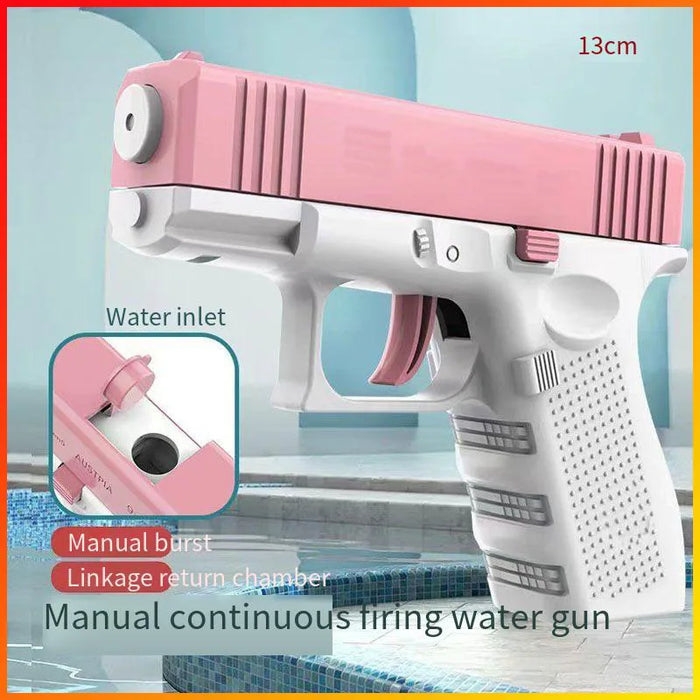 Pistola ad acqua estiva pistola non elettrica ad alta pressione pistola giocattolo da spiaggia con tiro automatico completo per bambini bambini ragazzi ragazze adulti