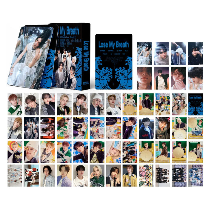 55pcs Kpop Boy Singer Photocard MAGIC SCHOOL nuovo Album perdere il mio respiro Lomo Cards Photo Print Card Set fan Collection cartolina