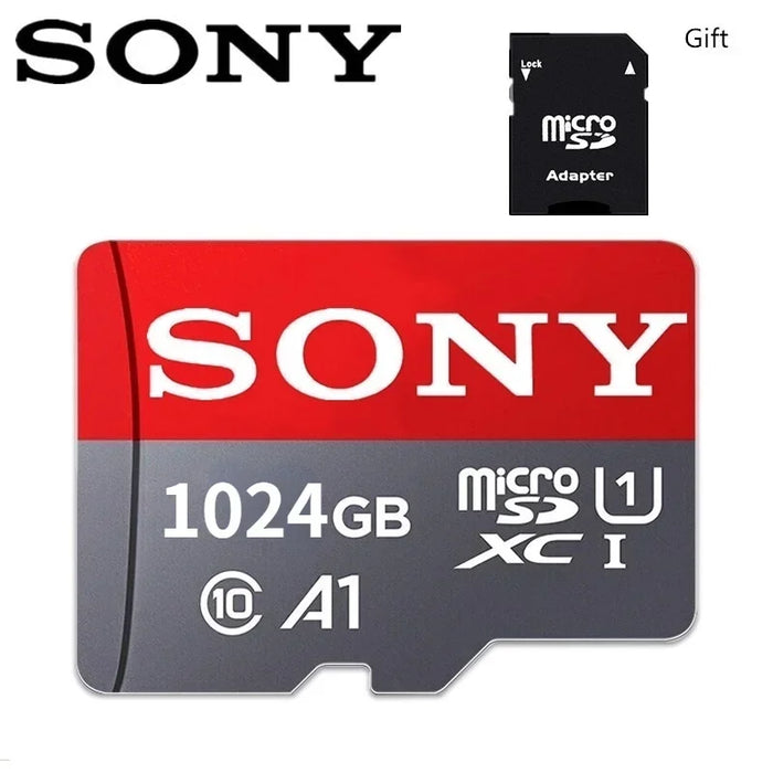 SONY Micro SD Memory Card classe 10 1TB 512GB 256GB 128 GB 64GB 32GB Micro SD TF Flash Card 32 64 128 GB MicroSD per fotocamera del telefono