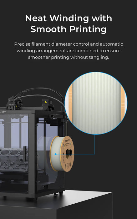 Filamento PLA CREALITY Hyper Series 1.75mm migliore fluidità raffreddamento più rapido alta precisione per stampanti FDM