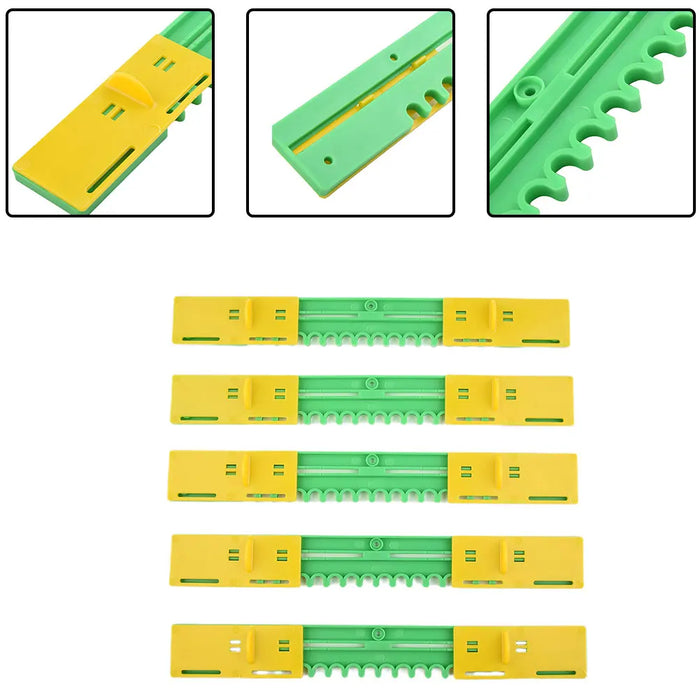 5Pc plastica Beehive Door apicoltura Beehive Box Door/Anti-Escape Hive Gate Sheet Nest Spacer Bee Box ingresso strumenti per apicoltore