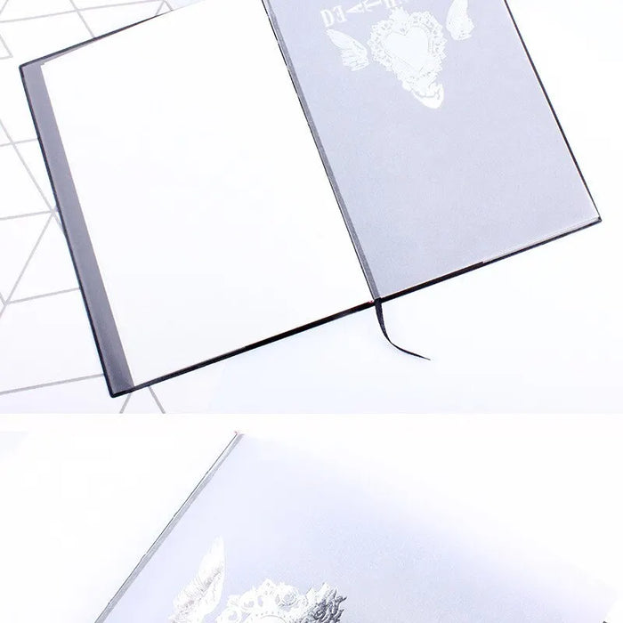 A5 Anime Notebook Set diario in pelle e collana penna piuma animazione Art Writing Journal blocco note