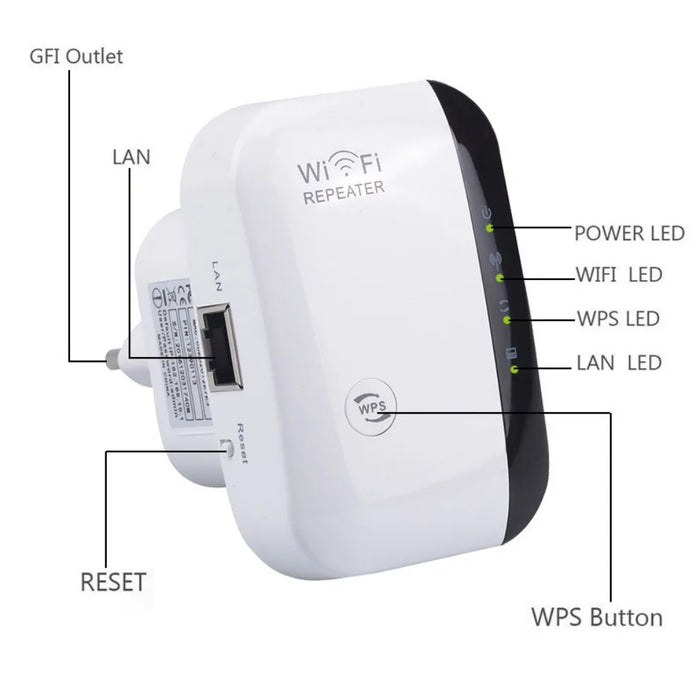 LccKaa 300Mbps ripetitore WiFi Wireless 2.4G ripetitore di rete Expander gamma 802.11N/B/G ripetitore WiFi Wireless ripetitore ripetitore ripetitore