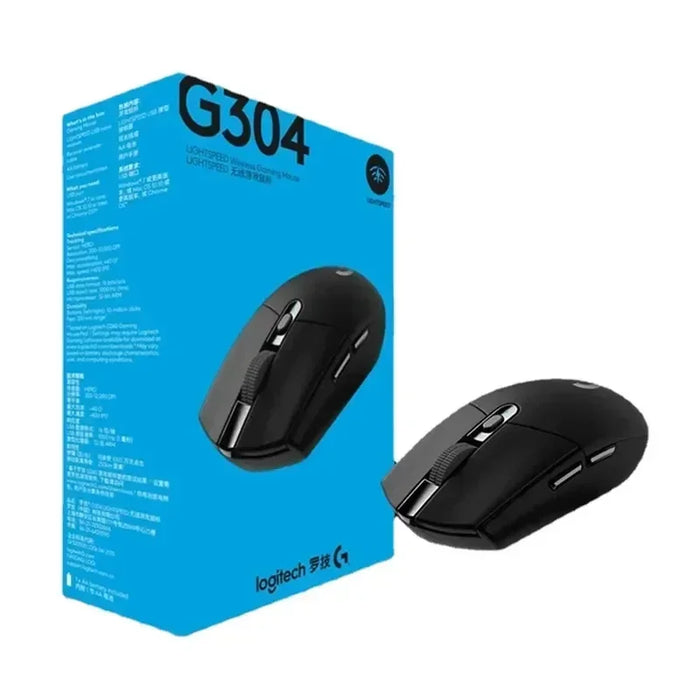 Logitech G304 Gioco per computer Mouse wireless 2.4g Mouse ergonomico Hero Engine 12000 dpi Accessorio per PC Bluetooth Win Mac Os Regalo