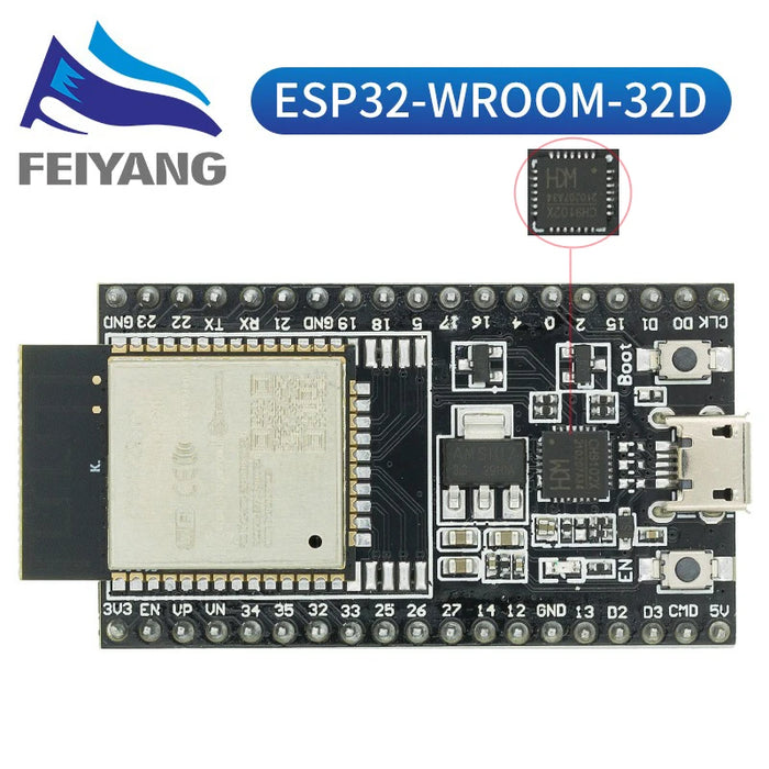 Scheda di sviluppo ESP32 WiFi + Bluetooth Consumo energetico ultrabasso CPU Dual Core ESP-32S ESP32-CAM ESP-WROOM-32D/U CH9102X