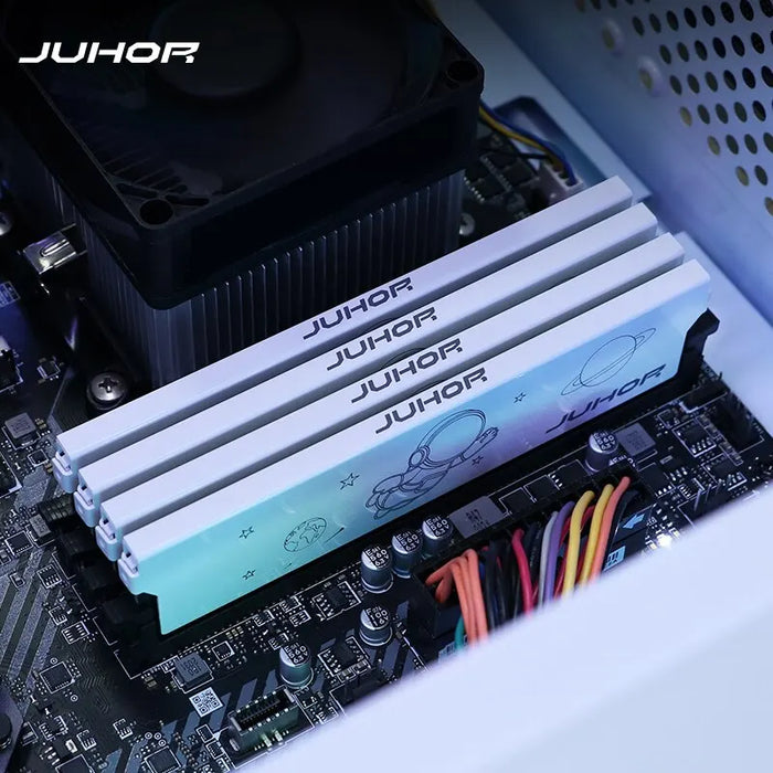 JUHOR DDR4 8GB 16GB 3200MHz 3600MHz 16 gbx2 8 gbx2 nuovo Dimm XMP2.0 Desktop Gaming Memoria Rams granuli di Samsung