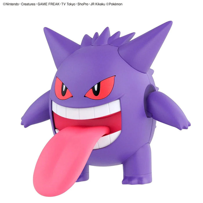 Original Bandai Pokemon Figures Plamo Gengar Anime Game Gifts Action Figure Assembly ornamenti da collezione Figure Model Toys