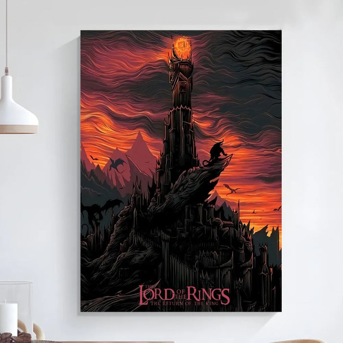 L-Lords of the R-Rings Poster Art arte autoadesiva piccolo Poster Poster di qualità HD Wall Art Painting Study decorazione della parete