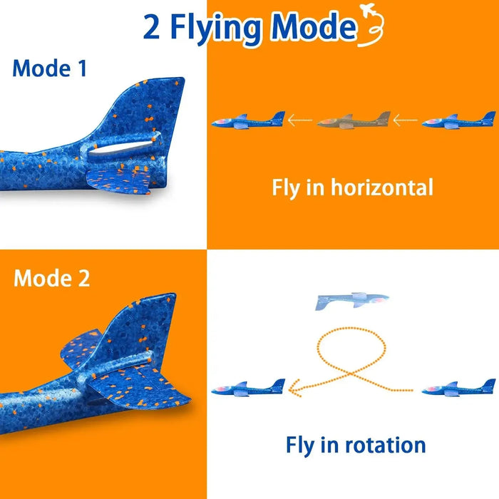 Grande schiuma aereo aliante tiro a mano aereo inerziale EPP Bubble Planes lancio all'aperto giocattoli per bambini per bambini ragazzi regalo