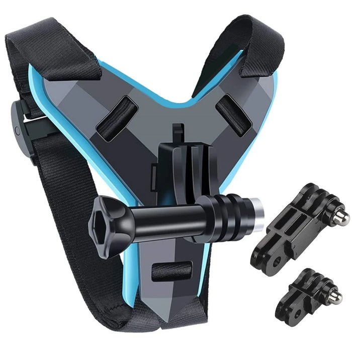 Supporto per cinturino per casco per Gopro Hero 11 10 9 8 7 6 5 4 3 supporto per fotocamera sportiva per moto Yi Action accessori per supporto integrale