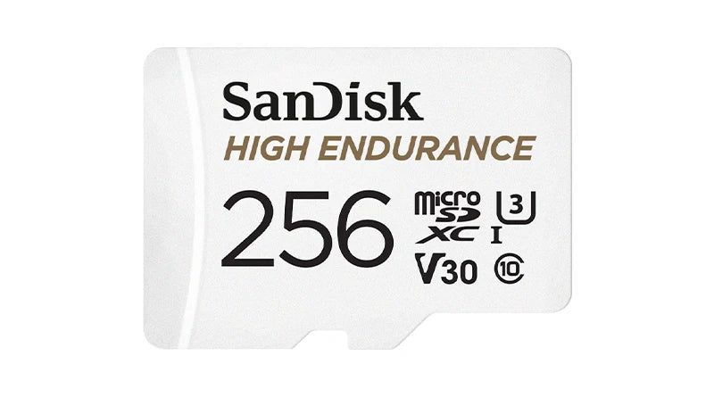 SanDisk scheda microSD ad alta resistenza V30 U3 C10 scheda di memoria professionale per dash cam o monitoraggio domestico 32GB 64GB 128GB 256GB