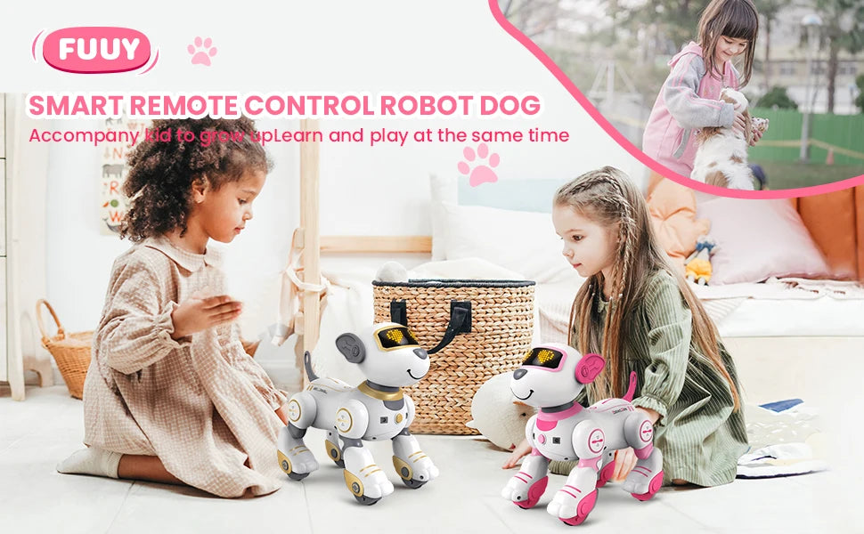 Telecomando Robot Dog programmabile Smart Interactive Stunt Robot Dog con funzione Touch canto danza Walking Smart Toy