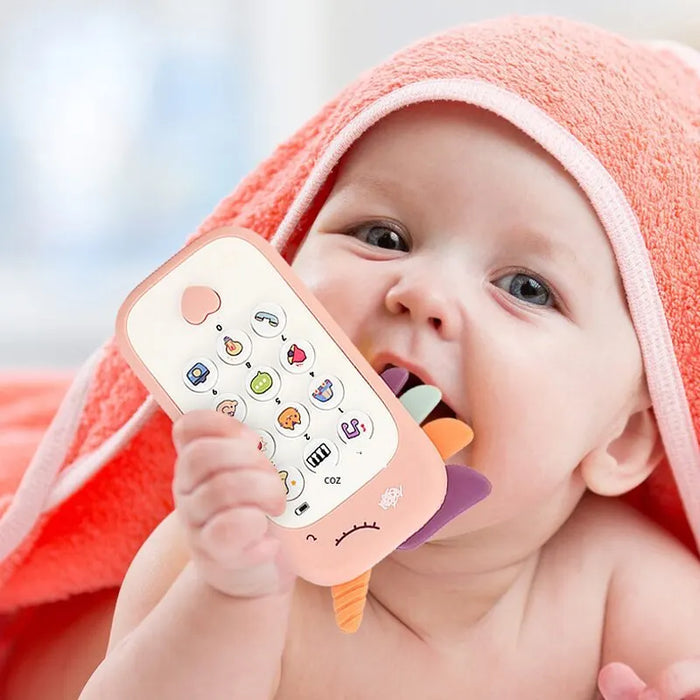 Baby Phone Music Toy Sound Machine Kids Infant Early Educational Mobile Phone Gift