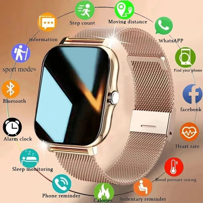 Smart Watch per uomo donna regalo per Xiaomi Full Touch Screen Sport Fitness orologi BT Call Digital Smartwatch orologio da polso 2024 nuovo