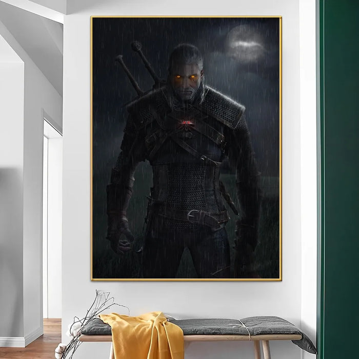 T-The W-witcher 3 Game poster Vintage Sticky Whitepaper Prints poster opere d'arte poster adesivi murali