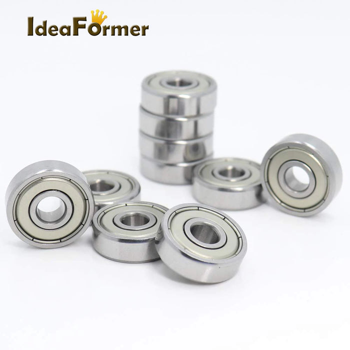 Ideaex 10 pz ABEC 7 625ZZ cuscinetto a sfere cuscinetto a gola profonda 5*16*5mm parti della stampante 3D in miniatura a gola profonda