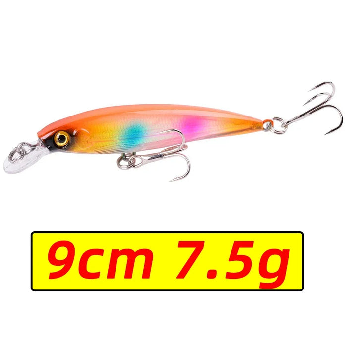 1 PZ Laser Minnow Richiamo di Pesca 11 CM 13G pesca ganci pesce wobbler affrontare crankbait artificiale giappone esca dura swimbait