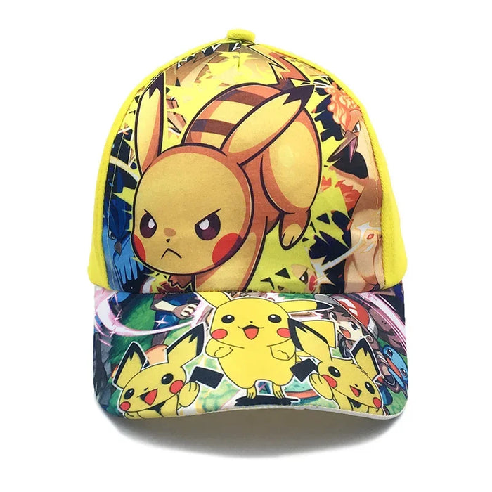 Paw Patrol Pokemon Cartoon Pikachu personaggio sport all'aria aperta cappello per bambini carino confortevole berretti da Baseball protezione solare Cap Party Gift Toy