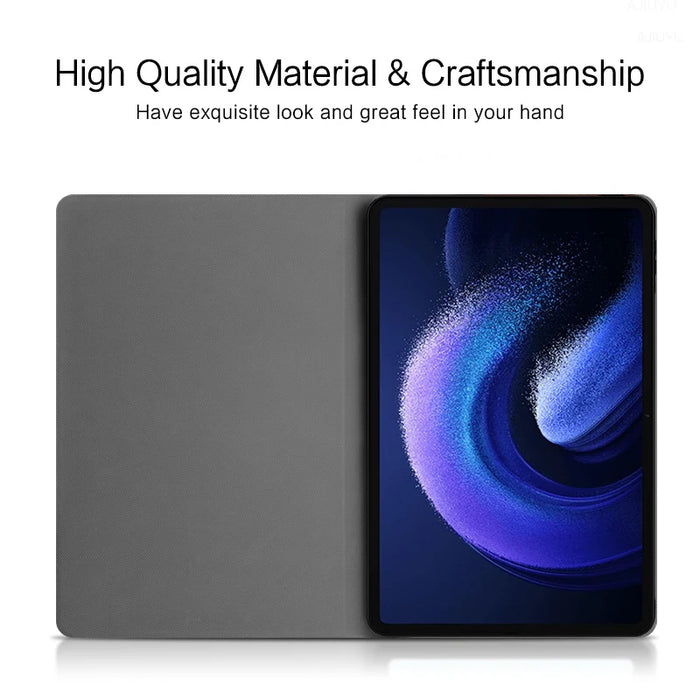 Custodia HUWEI per Xiaomi Mi Pad 6 6 Pro 11 "Tablet PU protettiva Flip Stand Cover per Xiaomi Pad 6 Pad6 Pro 2023 custodia TPU Shell