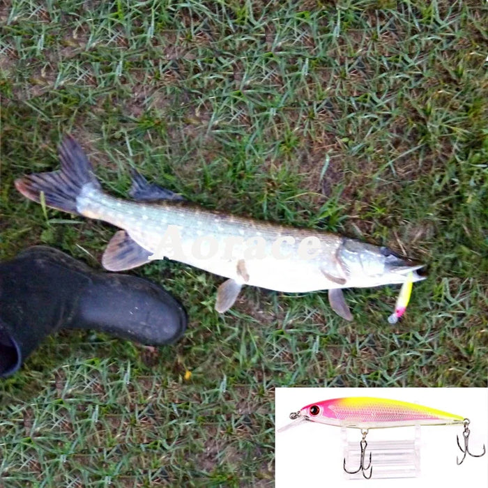 1 PZ Laser Minnow Richiamo di Pesca 11 CM 13G pesca ganci pesce wobbler affrontare crankbait artificiale giappone esca dura swimbait