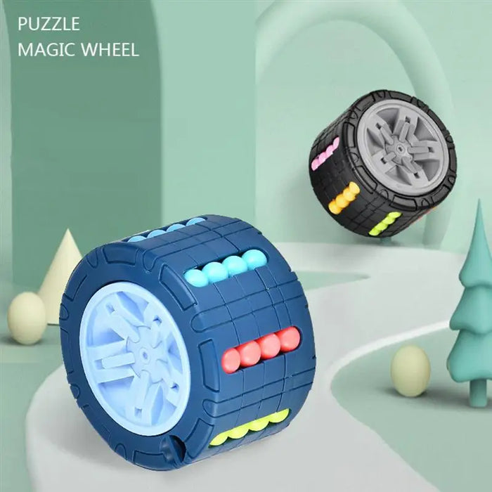 3D cilindro cubo giocattolo fagiolo magico giroscopio ruota scivolo Puzzle giochi alleviare lo Stress bambini educativi giocattoli infantili Montessori regalo