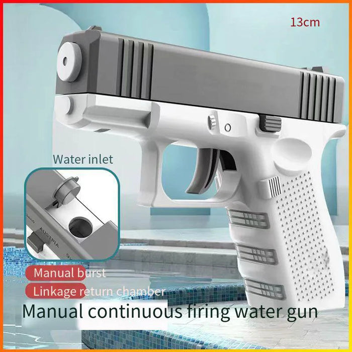 Pistola ad acqua estiva pistola non elettrica ad alta pressione pistola giocattolo da spiaggia con tiro automatico completo per bambini bambini ragazzi ragazze adulti