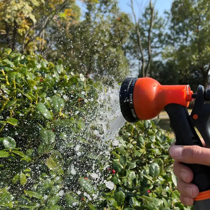 Ugello per tubo ad alta pressione 8 modalità Spray per irrigazione irrigazione per fiori da giardino irrigatore per irrigazione ugello regolabile strumento per l'irrigazione dell'auto