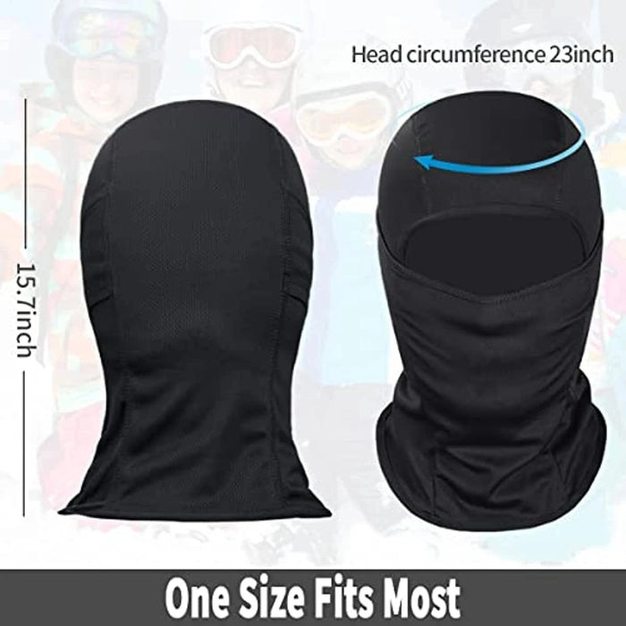 Passamontagna maschera da sci maschera da sci per uomo donna maschera integrale cappuccio Tactical Snow moto Running Cold Weather